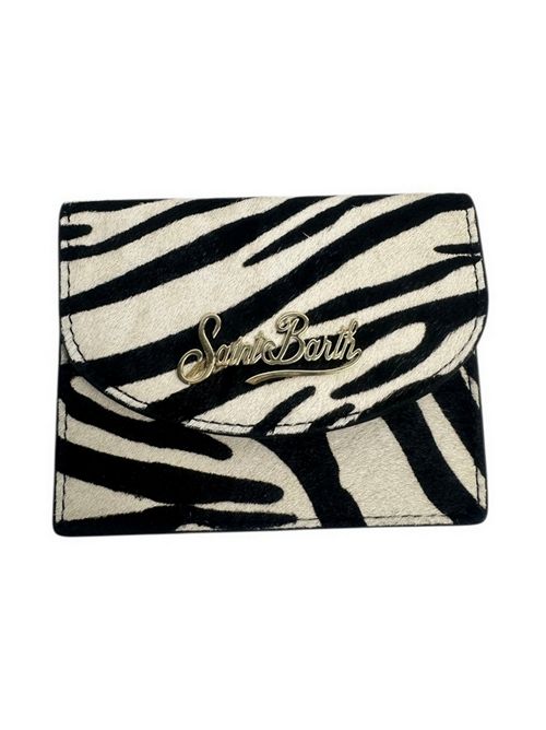 portafoglio donna mini zebrato MC2 Saint Barth | CARD HOLDER-ZEBRA BRUSHED LEATHER10